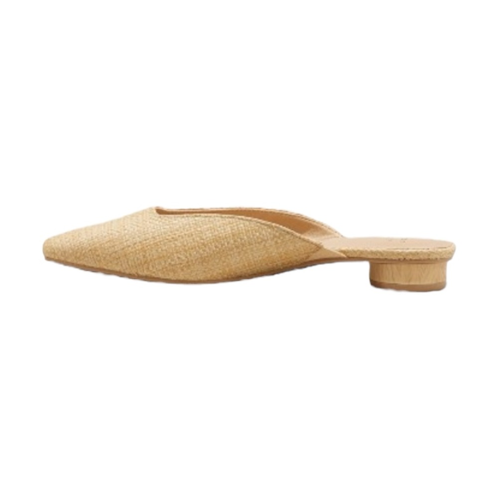 A New Day Women’s Size 8.5 Mandy Mules Tan Woven Braided - Picture 2 of 12